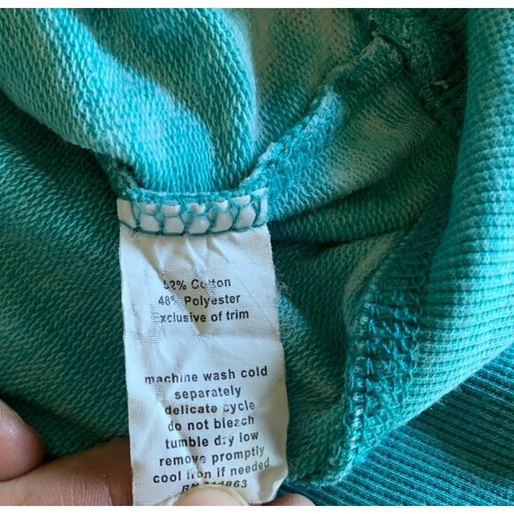 Exertek Womens Turquoise Zip-Up Hoodie Jacket Size Large - Picture 6 of 9